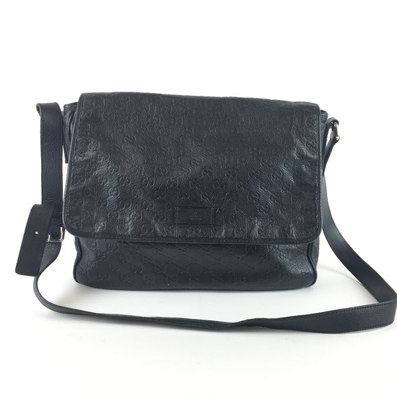 Gucci Diamante Leather Messenger Bag 223665 - Picture 1 of 8